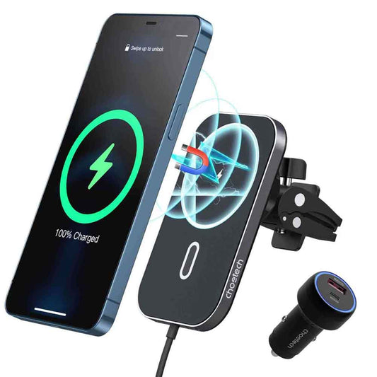 15W Dual Mount Mobile Holder and Magnetic Charger