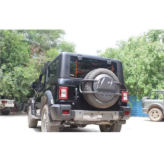 4X4 Style Stepney Cover Lock for Mahindra Thar 2020 Onwards