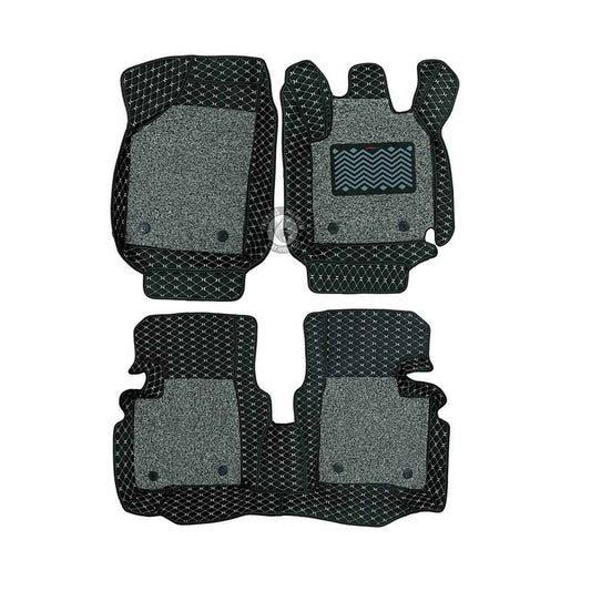 Car Floor Mats in Black Silver Pegasus Premium