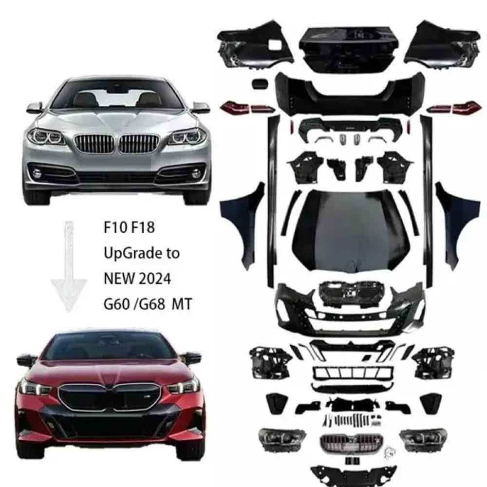 BMW 5 Series F10 (2014-2017) LCI to G60G68 (2024) M-Tech M5 Body Kit Conversion – Headlights, Taillights, Hood, Bumper & Fenders