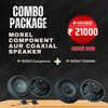 Combo Package Morel Component aur Coaxial Speaker