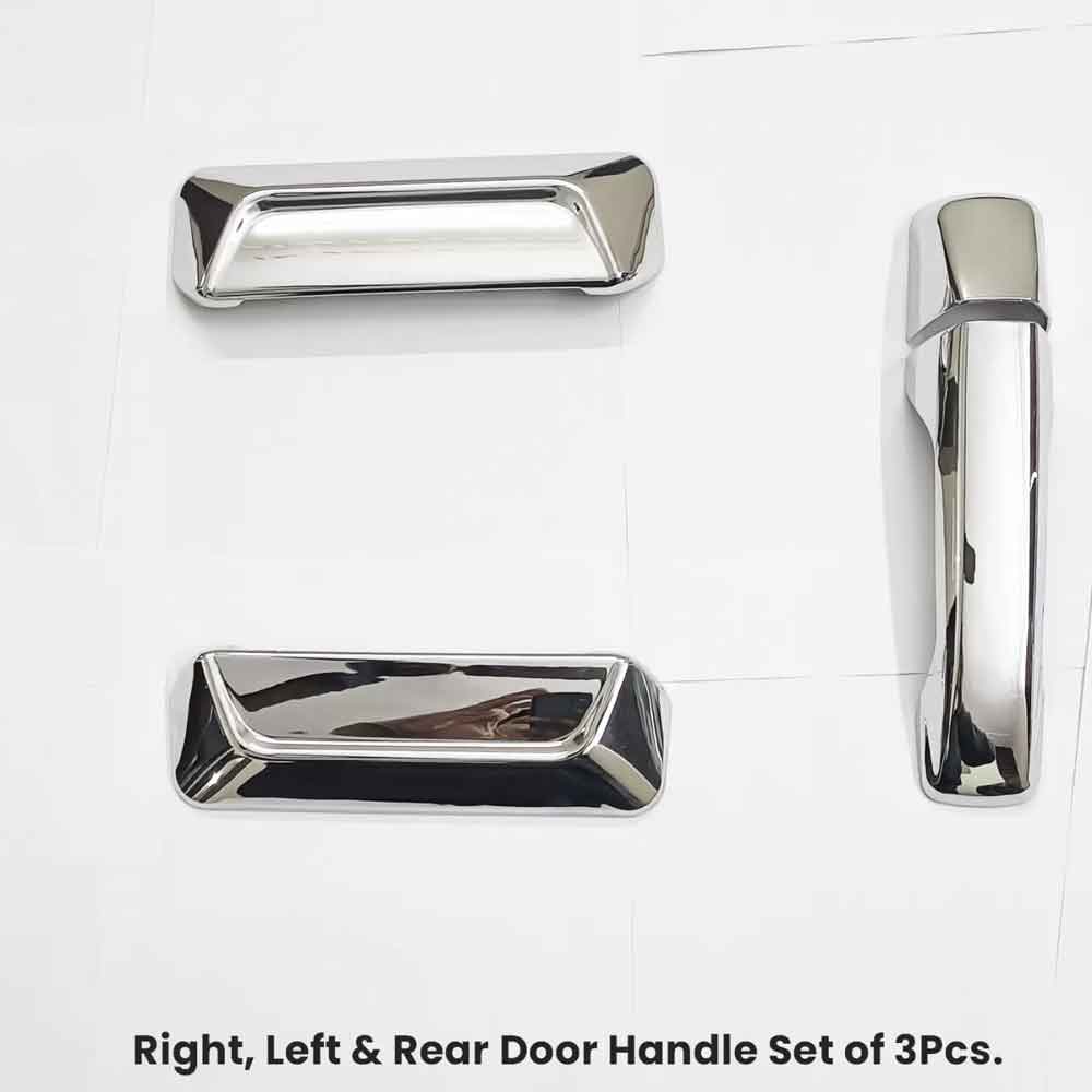Door Handle Cover for Mahindra Thar 2020 Onwards - Chrome Finish