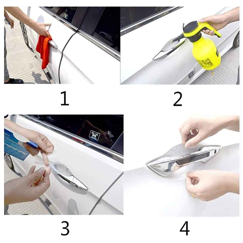 Galio Door Finger Guard For All Cars Paint Protection Transparent Universal Fitting