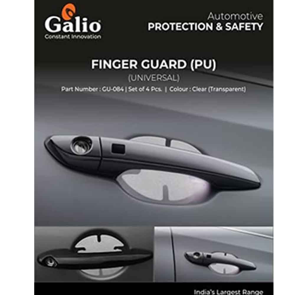 Galio Door Finger Guard For All Cars Paint Protection Transparent Universal Fitting