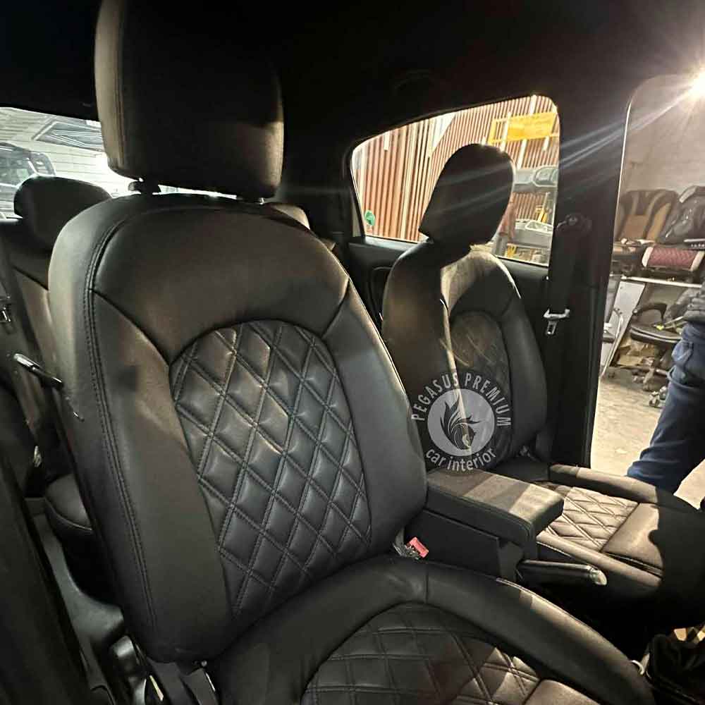 Fiat Punto Interior Modification in Black - Pegasus Premium