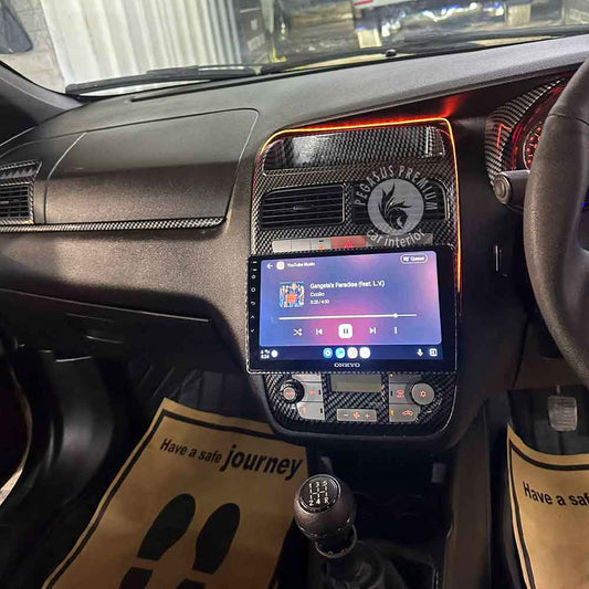 Fiat Punto Interior Modification in Black - Pegasus Premium
