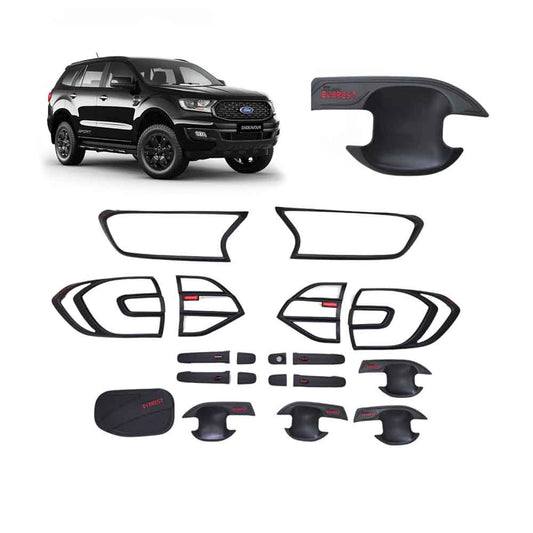 Ford Endeavour Matte Black Combo Kit (Set of 5 Items)