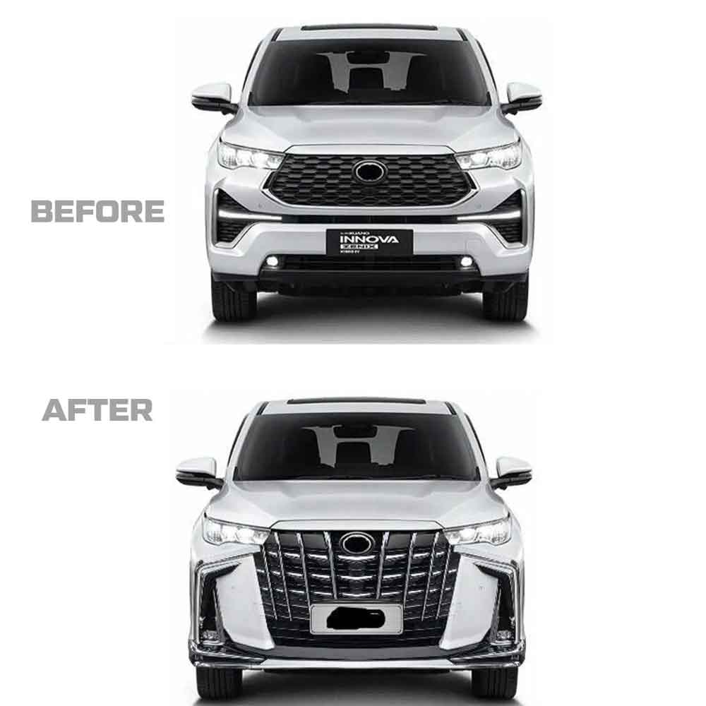 Front,Rear Alphard Bumper Body Kit for Toyota Innova 2023