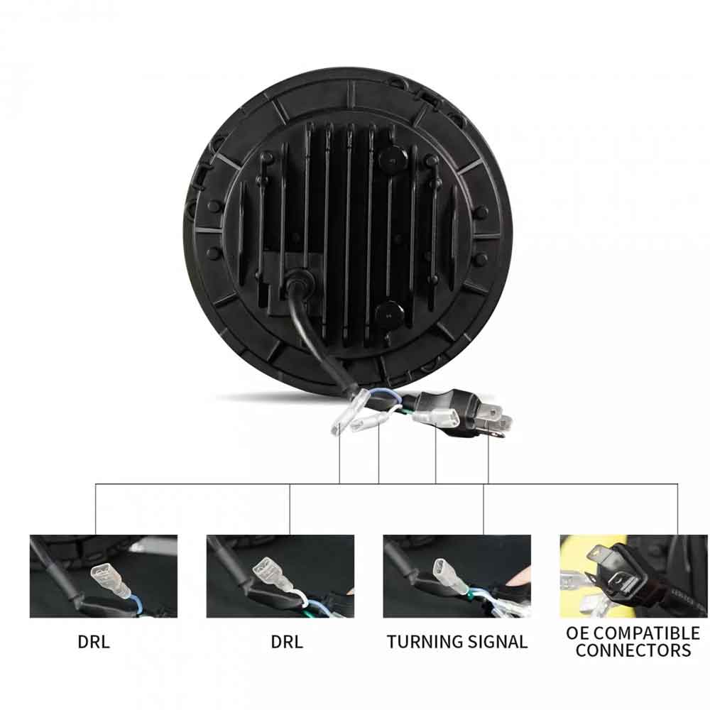 G-Wagon Design Modified Headlight for Mahindra Thar 2020 Onwards