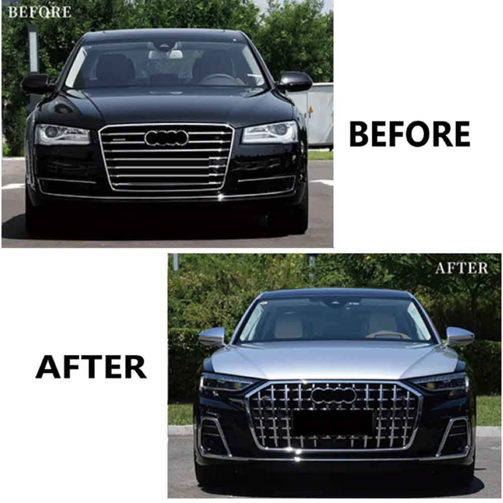 Horch D5PA Upgrade Facelift Matrix Conversion Body Kit Compatible with Audi A8 D4 (2010-2017) to 2018+