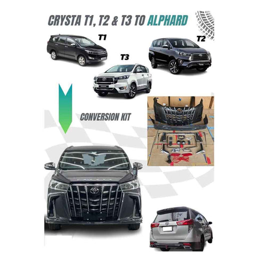 Innova Crysta Type 1 , type 2 and type 3 to Alphard conversion kit