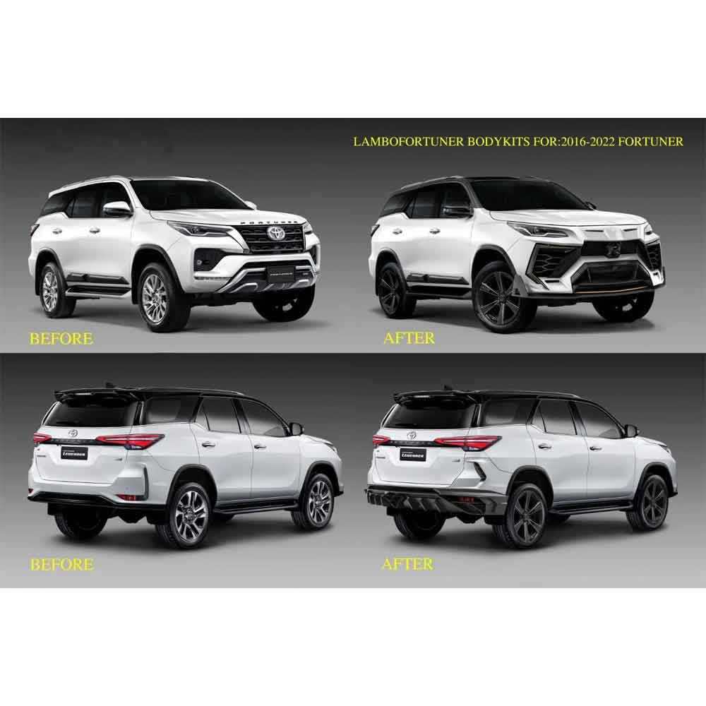 Lambo Style Body Kit for Toyota Fortuner (2016–2022)