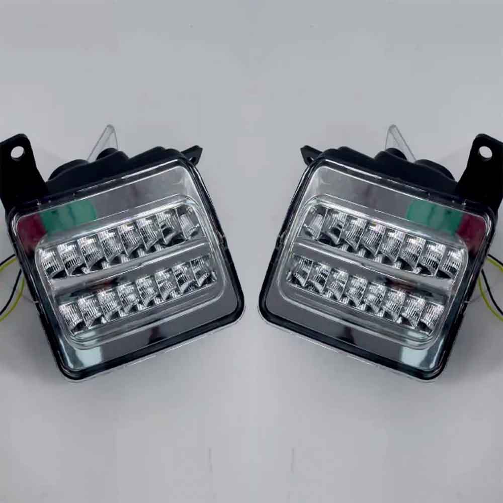 Mahindra Thar 2020 Onward Front Fender LED DRL Light With Matrix Turn Signal - Set of 2