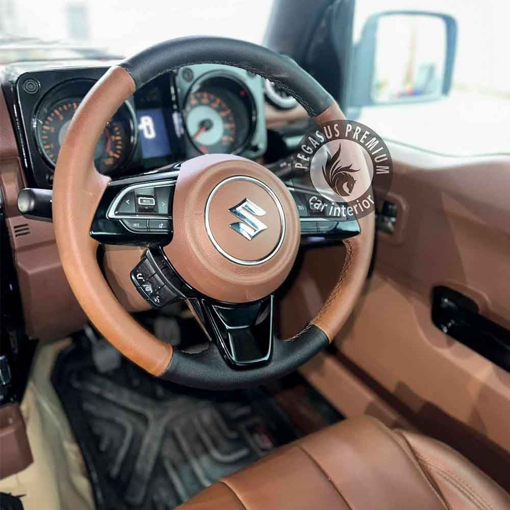 Maruti Suzuki Jimny Interior Modification in Brown - Pegasus Premium