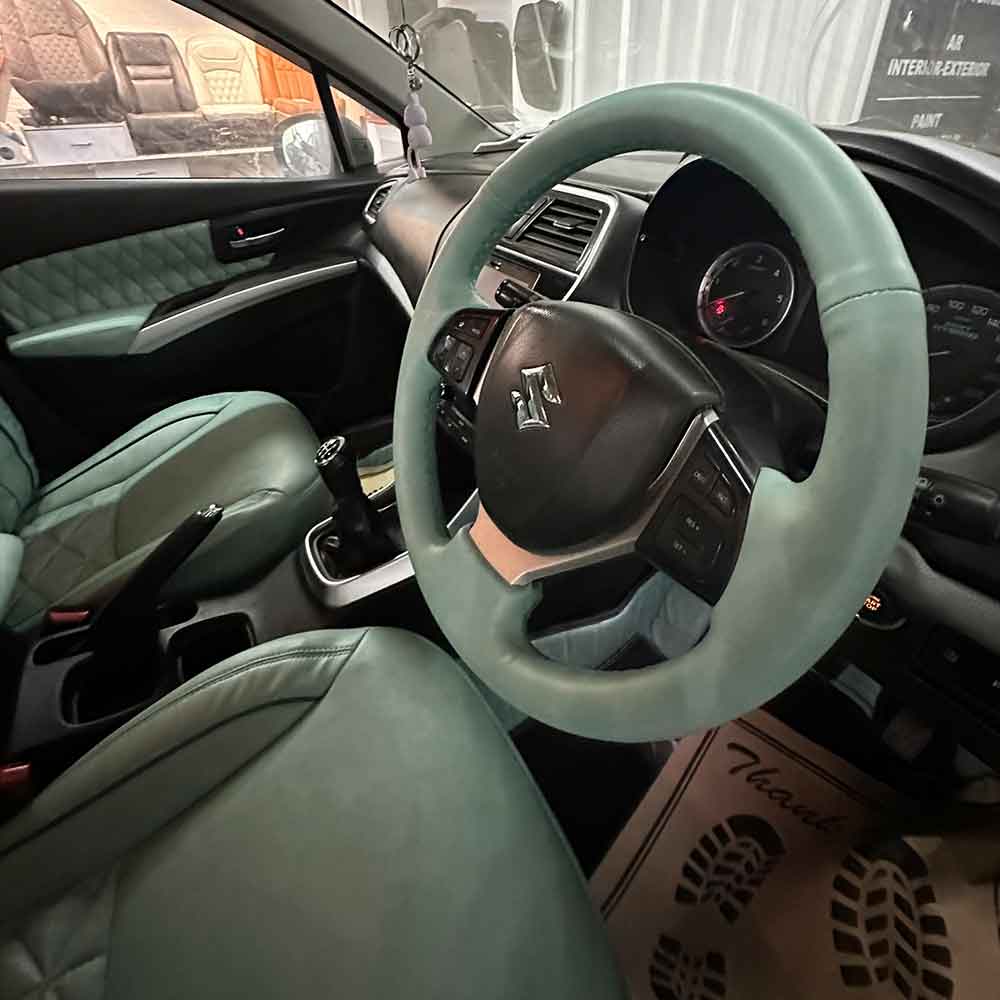 Maruti Suzuki S Cross Interior Modification in Blue - Pegasus Premium