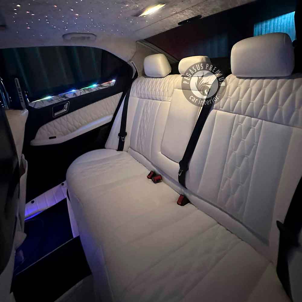 Mercedes Interior Modification in White - Pegasus Premium