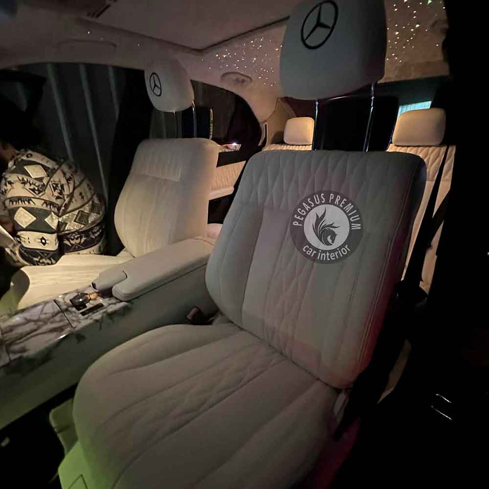 Mercedes Interior Modification in White - Pegasus Premium