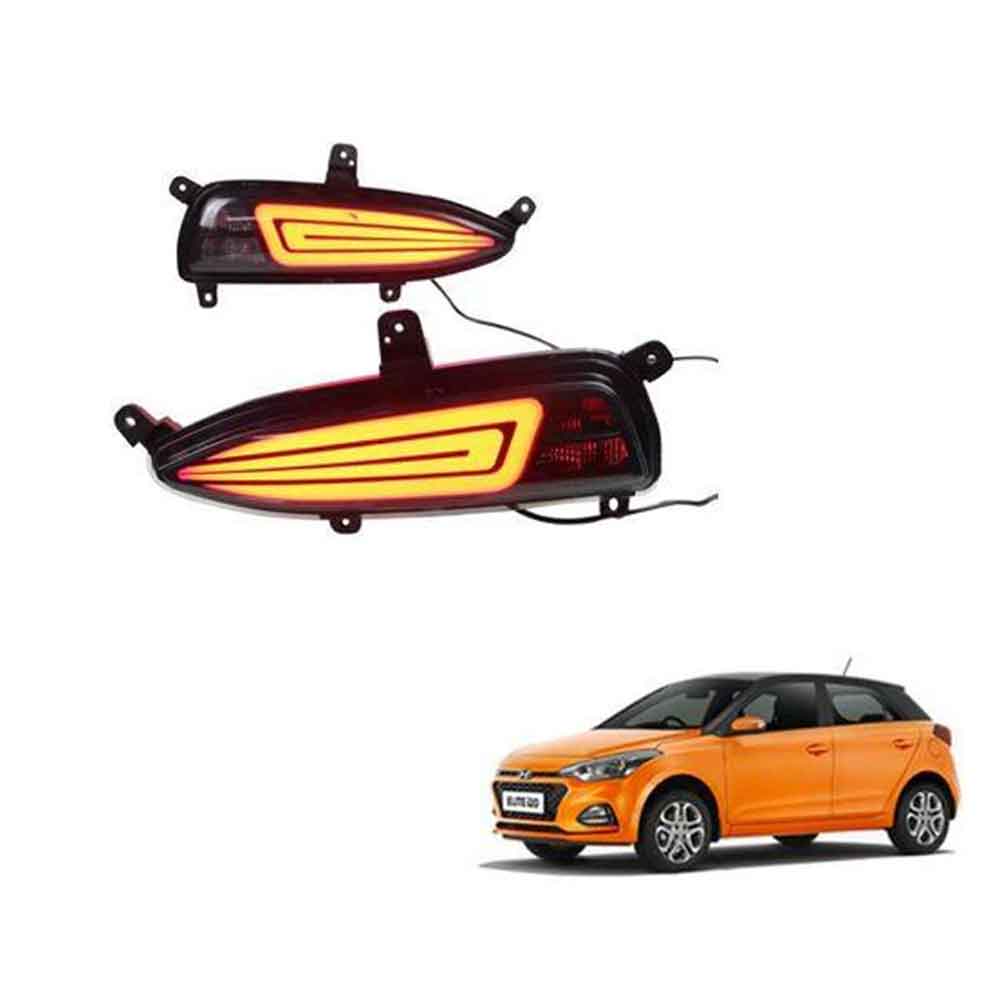 Rear Bumper Reflector LED Lights for Hyundai Elite i-20 (2017 - 2019)