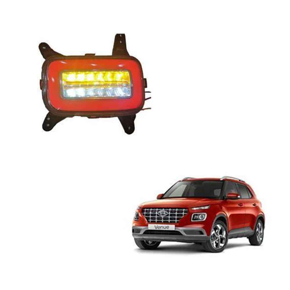 Rear Bumper Reflector LED Lights for Hyundai Venue (in II Design)
