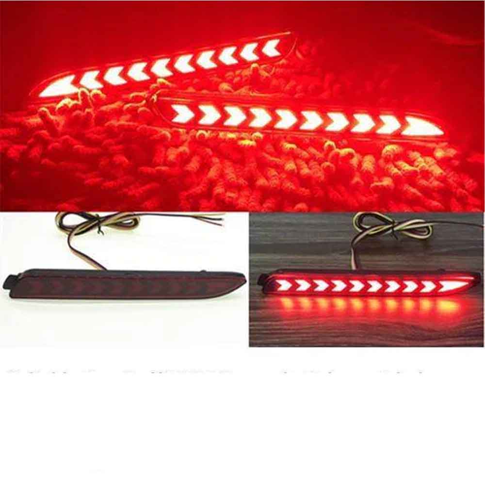 Rear Bumper Reflector LED Lights for Maruti Suzuki (in 3 Design)