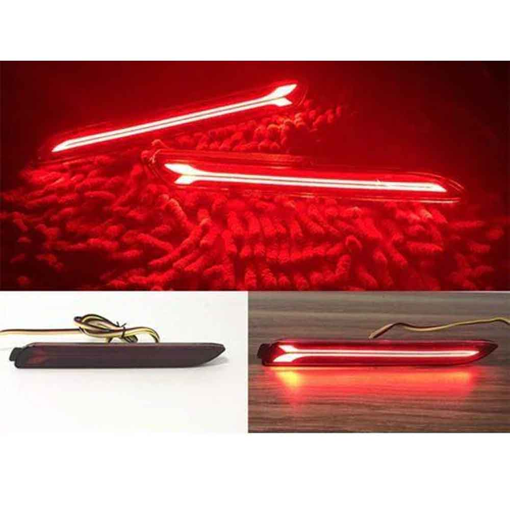 Rear Bumper Reflector LED Lights for Maruti Suzuki (in 2st Design)