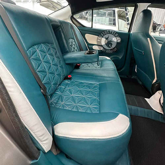 Renault Scala Interior Modification in Blue & White - Pegasus Premium