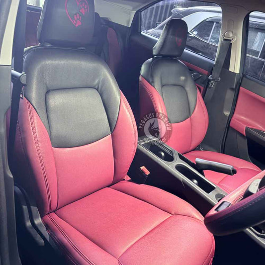 Tata Nexon Interior Modification in Cherry & Black - Pegasus Premium