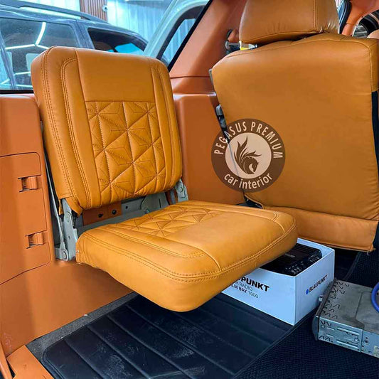 Tata Safari Storme Interior Modification in Tan - Pegasus Premium