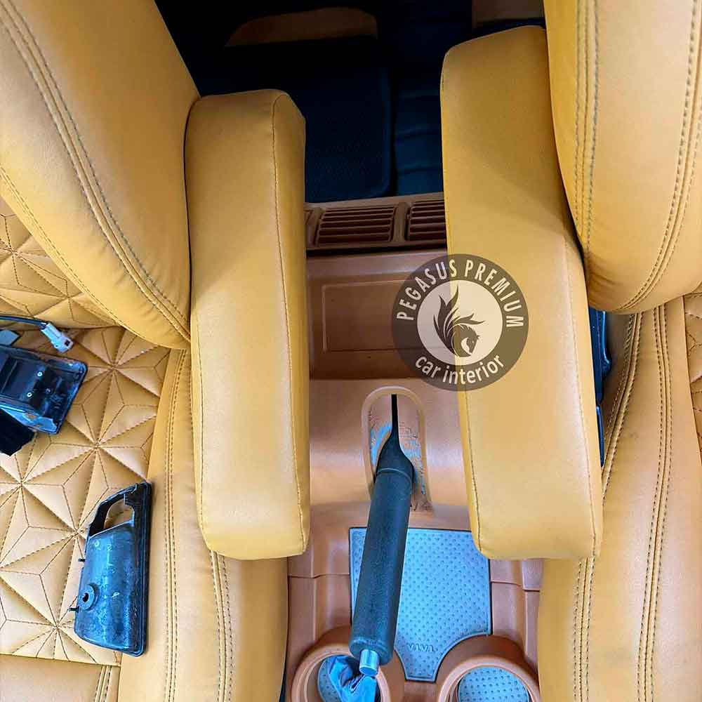 Tata Safari Storme Interior Modification in Tan - Pegasus Premium