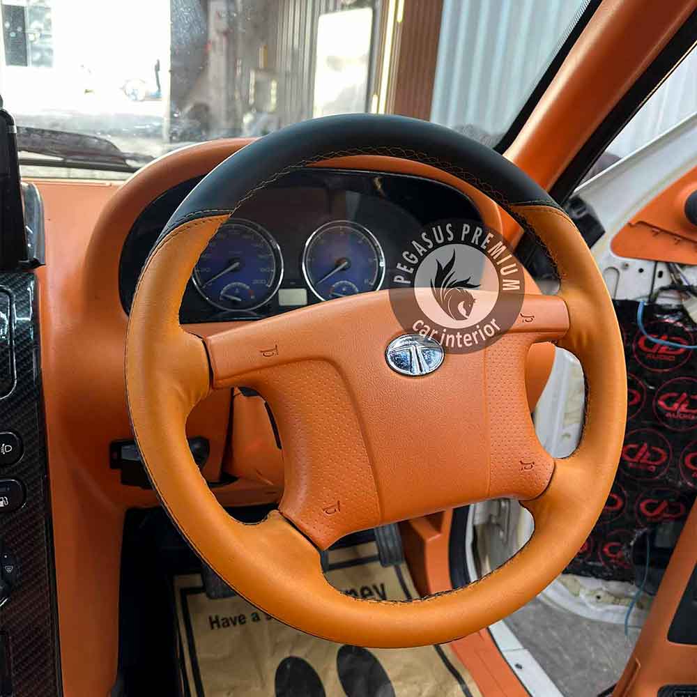 Tata Safari Storme Interior Modification in Tan - Pegasus Premium