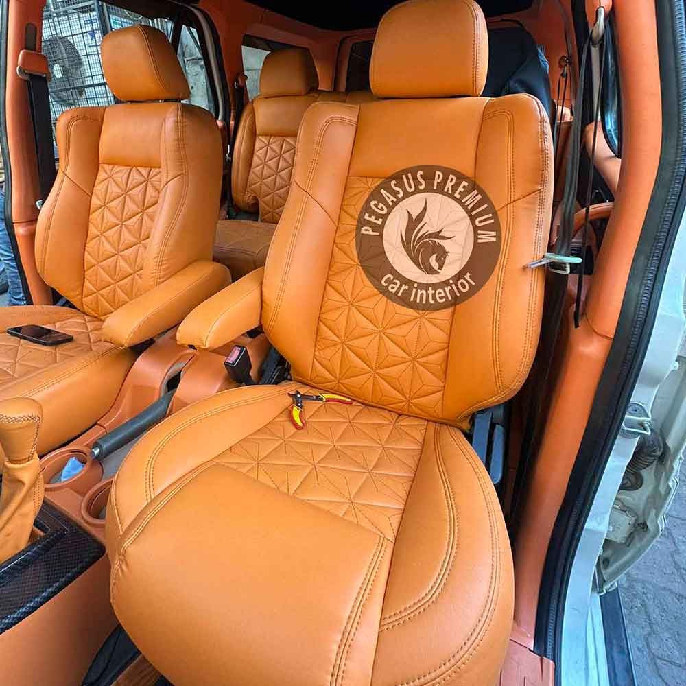 Tata Safari Storme Interior Modification in Tan - Pegasus Premium