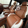 Toyota Old Innova Interior Modification in Tan & White - Pegasus Premium