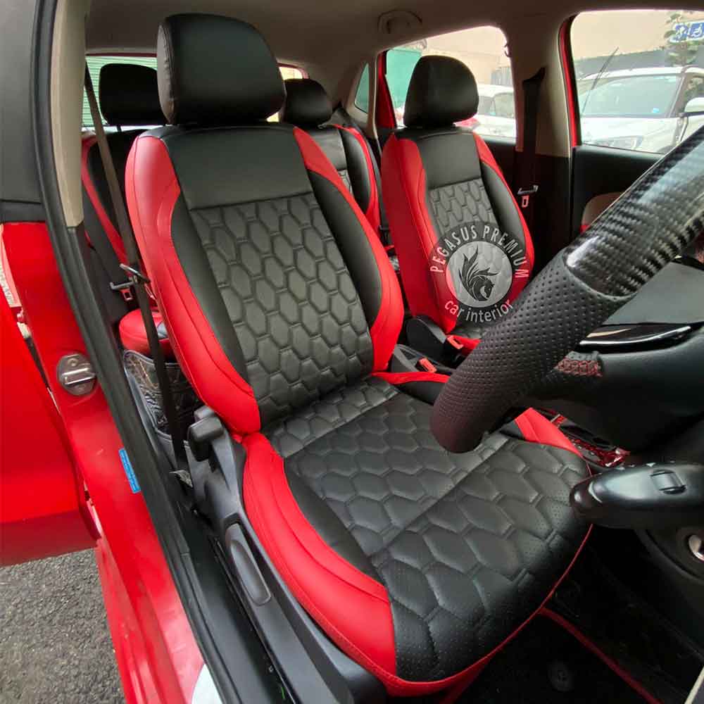Volkswagen Polo Interior Modification in Red & Black - Pegasus Premium