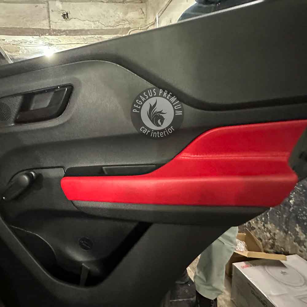Tata Punch Interior Modification in Red - Pegasus Premium