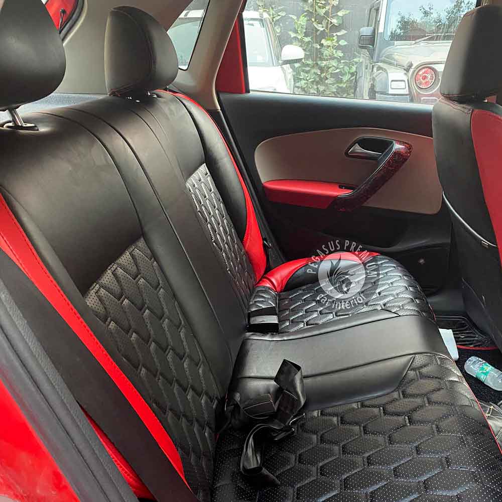Volkswagen Polo Interior Modification in Red & Black - Pegasus Premium