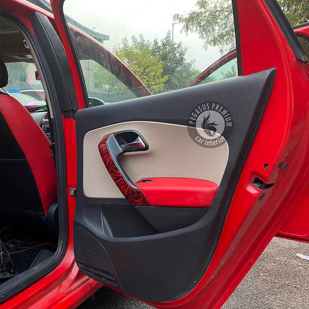 Volkswagen Polo Interior Modification in Red & Black - Pegasus Premium