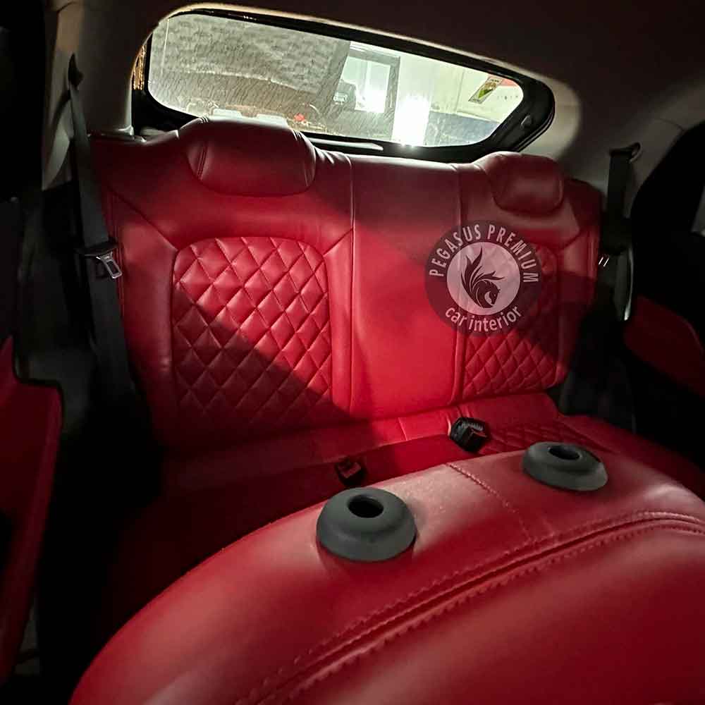 Tata Punch Interior Modification in Red - Pegasus Premium