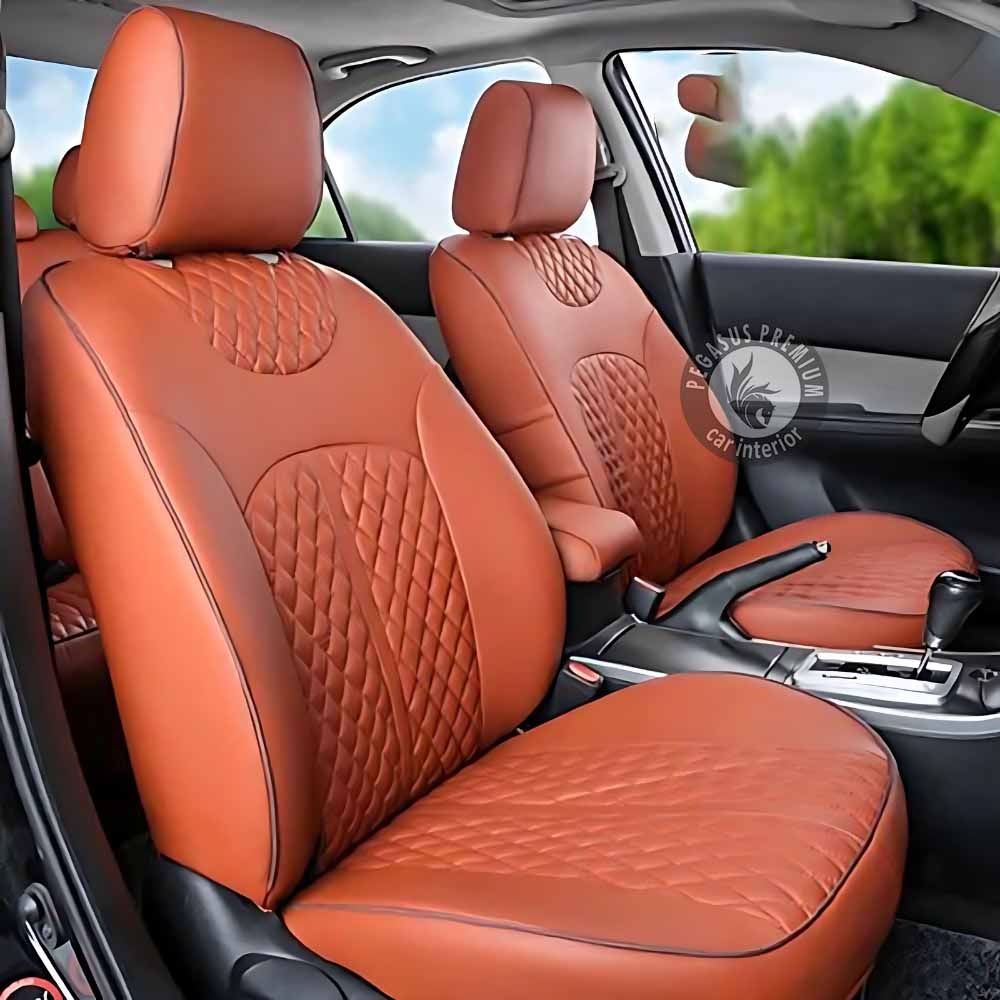 Hyundai Verna Seat Cover in Tan Pegasus Premium