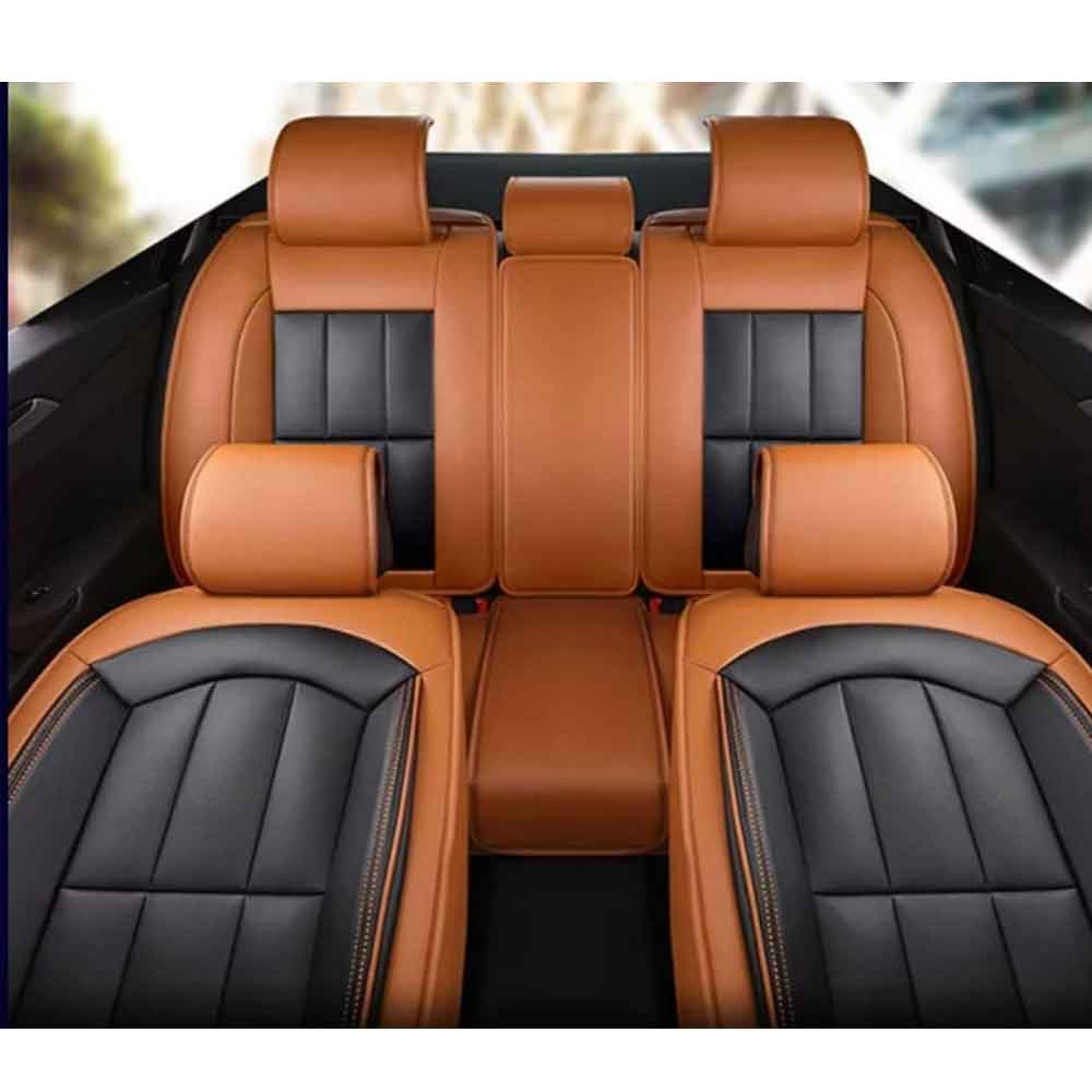 Car Seat Cover in Black Tan Pegasus Premium