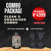 Combo Package Car Organiser and Floor Mats
