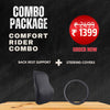 Combo Package Back Rest Support and Steering Cover