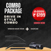 Combo Package Door Visor and Dashcam