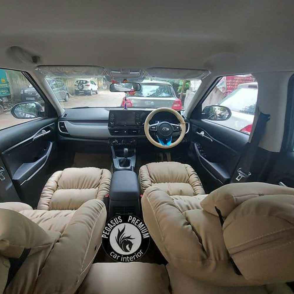 Ultra Comfort Seat Covers For All Cars in Beige. Pegasus Premium