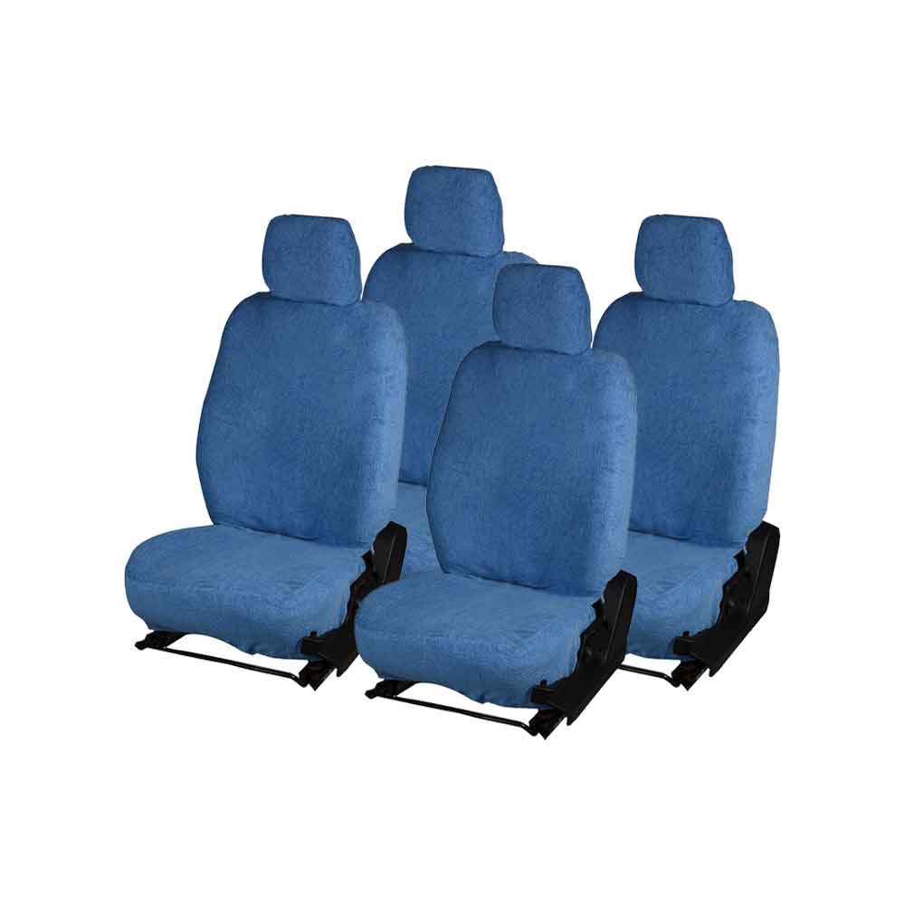 Premium Towel Seat Cover for Car in Blue