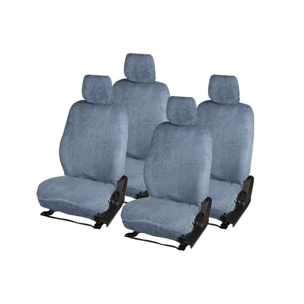 Premium Towel Seat Cover for Car in Grey