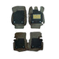 Car Floor Mats in Black Tan Pegasus Premium