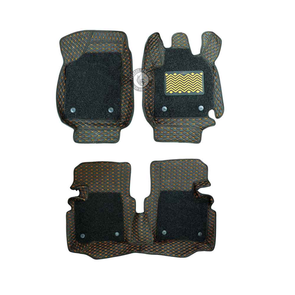 Car Floor Mats in Black Tan Pegasus Premium