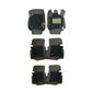 Car Floor Mats in Black Tan Pegasus Premium