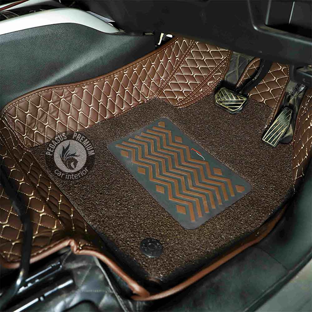 Car Floor Mats in Brown Pegasus Premium