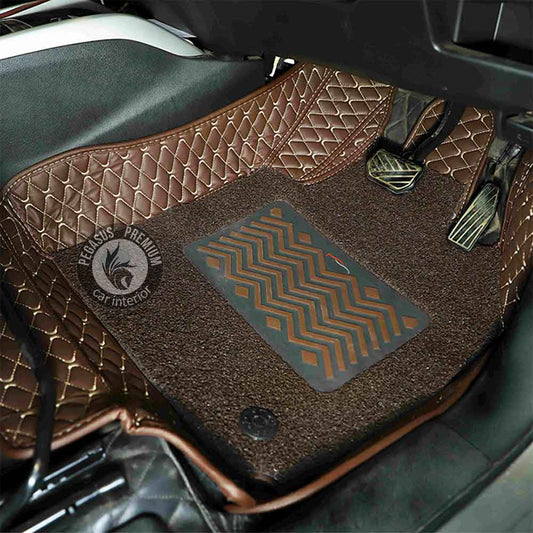 Car Floor Mats in Brown Pegasus Premium